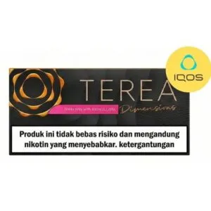 TEREA Dimensions Apricity Indonesia pack, rich creamy tobacco sticks
