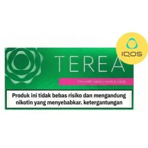 TEREA Green Indonesia pack, green minty menthol sticks