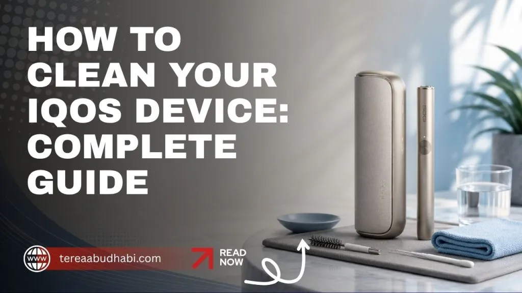 IQOS cleaning tool and cleaning sticks used on a blade device chamber