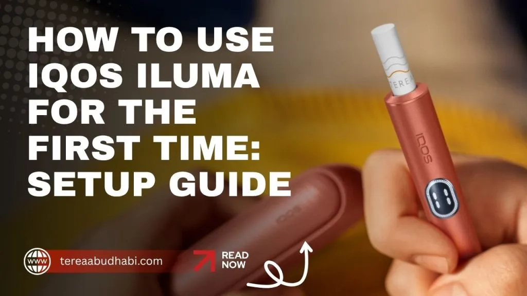 A TEREA stick being inserted into an IQOS ILUMA holder