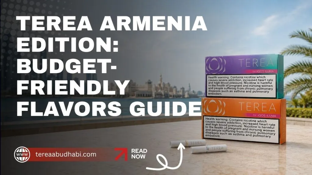TEREA Armenia packs, the six best-selling flavours