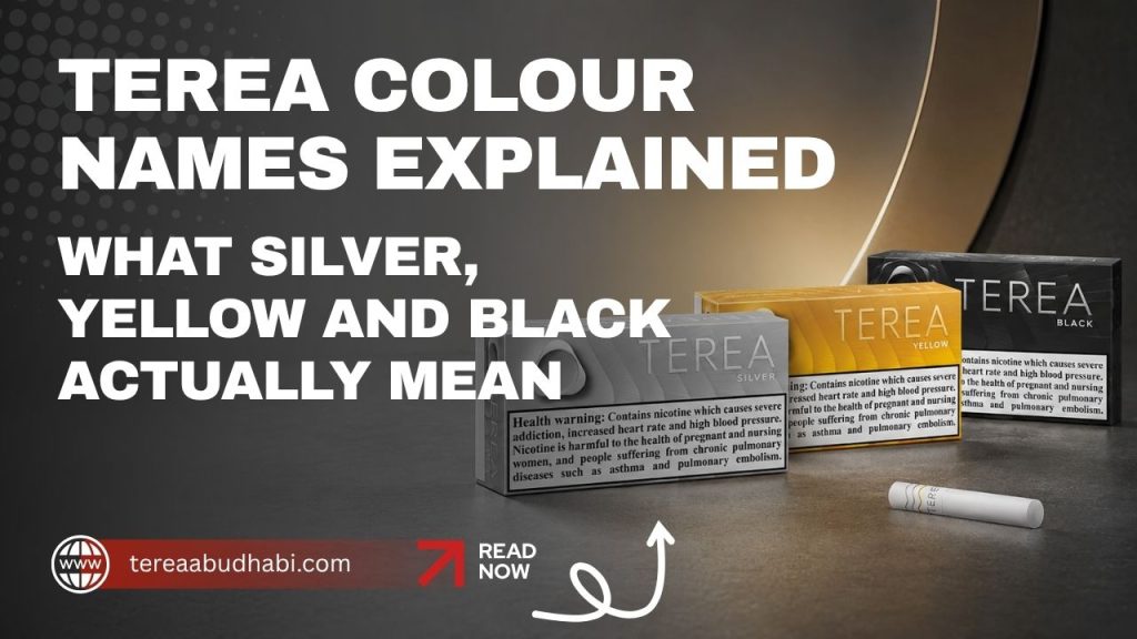 TEREA Colour Names Explained What Silver, Yellow and Black Actually Mean